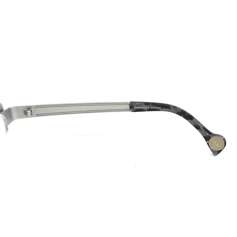 Boz Eyeglasses Frames ZADIG 0010 Black White Silver Cat Eye Patterned 49-19-135